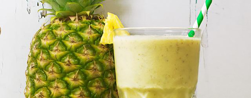 Vezelrijke ananas-kokos smoothie!