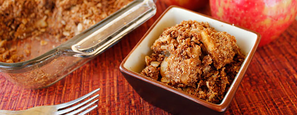 Appel kokos crumble