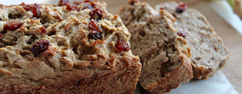 Bananenbrood met rozijnen